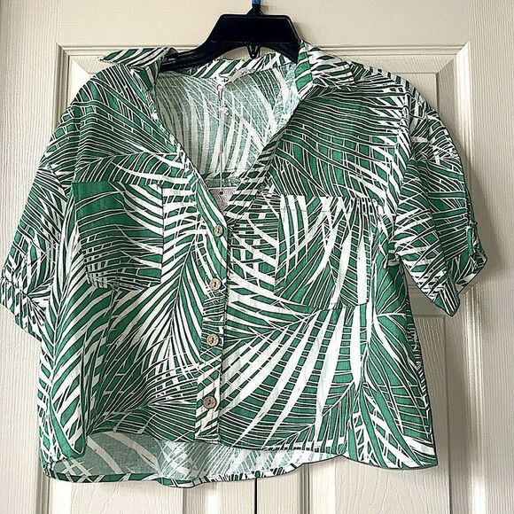 Panama Jack Women’s Linen Blend Tropical Blouse! - Picture 4 of 9